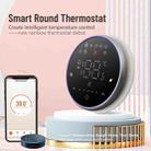 BHT-6001GALW 95-240V AC 5A Smart Round Thermostat Water Heating LED Thermostat With WiFi(White) - 9