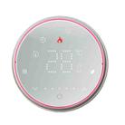 BHT-6001GAL 95-240V AC 5A Smart Round Thermostat Water Heating LED Thermostat Without WiFi(White) - 1