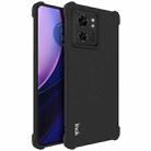 For Motorola Moto Edge 40 5G imak Shockproof Airbag TPU Phone Case(Matte Black) - 1