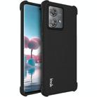 For Motorola Edge 40 Neo imak Shockproof Airbag TPU Phone Case(Matte Black) - 1