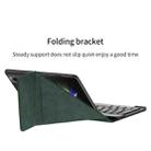 For Samsung Galaxy Z Fold5 GKK Magnetic Folding Bluetooth Keyboard Leather Case with Pen(Green) - 2
