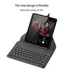 For Samsung Galaxy Z Fold5 GKK Magnetic Folding Bluetooth Keyboard Leather Case with Pen(Carbon Fibre) - 3