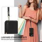 For iPhone 13 Crossbody Lanyard Zipper Wallet Leather Phone Case(Black) - 7
