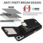 For iPhone 16 Plus Crossbody Lanyard Zipper Wallet Leather Phone Case(Black) - 3