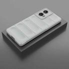 For Motorola Edge 50 Fusion 5G Global Magic Shield TPU + Flannel Phone Case(Grey) - 2