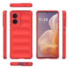 For Motorola Moto G85 5G Global Magic Shield TPU + Flannel Phone Case(Red) - 3