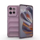 For Motorola Edge 50 Neo Magic Shield TPU + Flannel Phone Case(Purple) - 1
