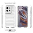 For Motorola Edge 50 Neo Magic Shield TPU + Flannel Phone Case(White) - 2