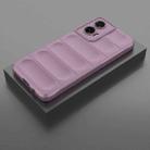 For Motorola Moto G35 5G Global Magic Shield TPU + Flannel Phone Case(Purple) - 2