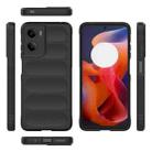 For Motorola Moto G05 4G / E15 Magic Shield TPU + Flannel Phone Case(Black) - 3