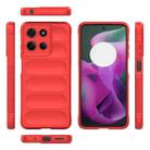 For Motorola Moto G15 4G Global Magic Shield TPU + Flannel Phone Case(Red) - 3