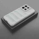 For Motorola Moto G15 4G Global Magic Shield TPU + Flannel Phone Case(Grey) - 2