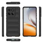 For Motorola Edge 60 Fusion 5G Global Magic Shield TPU + Flannel Phone Case(Black) - 3