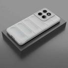 For Motorola Edge 60 Fusion 5G Global Magic Shield TPU + Flannel Phone Case(Grey) - 2