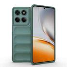 For Motorola Edge 60 Fusion 5G Global Magic Shield TPU + Flannel Phone Case(Dark Green) - 1