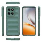 For Motorola Edge 60 Fusion 5G Global Magic Shield TPU + Flannel Phone Case(Dark Green) - 3