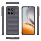For Motorola Edge 60 Fusion 5G Global Magic Shield TPU + Flannel Phone Case(Dark Grey) - 3