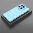 For Motorola Edge 60 Fusion 5G Global Magic Shield TPU + Flannel Phone Case(Light Blue) - 2