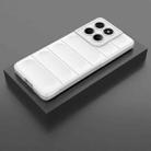 For Motorola Edge 60 Fusion 5G Global Magic Shield TPU + Flannel Phone Case(White) - 2