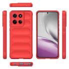 For Motorola Edge 60 Stylus 5G Global Magic Shield TPU + Flannel Phone Case(Red) - 3