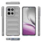 For Motorola Edge 60 Stylus 5G Global Magic Shield TPU + Flannel Phone Case(Grey) - 3