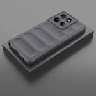 For Motorola Edge 60 Stylus 5G Global Magic Shield TPU + Flannel Phone Case(Dark Grey) - 2