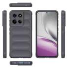 For Motorola Edge 60 Stylus 5G Global Magic Shield TPU + Flannel Phone Case(Dark Grey) - 3