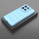 For Motorola Edge 60 Stylus 5G Global Magic Shield TPU + Flannel Phone Case(Light Blue) - 2
