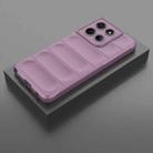 For Motorola Edge 60 Stylus 5G Global Magic Shield TPU + Flannel Phone Case(Purple) - 2