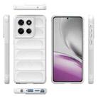 For Motorola Edge 60 Stylus 5G Global Magic Shield TPU + Flannel Phone Case(White) - 3