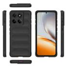 For Motorola Edge 60 Pro 5G Magic Shield TPU + Flannel Phone Case(Black) - 3
