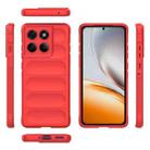 For Motorola Edge 60 Pro 5G Magic Shield TPU + Flannel Phone Case(Red) - 3