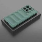 For Motorola Edge 60 Pro 5G Magic Shield TPU + Flannel Phone Case(Dark Green) - 2