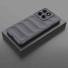 For Motorola Edge 60 Pro 5G Magic Shield TPU + Flannel Phone Case(Dark Grey) - 2