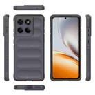 For Motorola Edge 60 Pro 5G Magic Shield TPU + Flannel Phone Case(Dark Grey) - 3