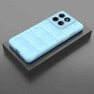 For Motorola Edge 60 Pro 5G Magic Shield TPU + Flannel Phone Case(Light Blue) - 2