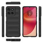 For Motorola Moto G56 5G Magic Shield TPU + Flannel Phone Case(Black) - 3