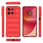 For Motorola Moto G56 5G Magic Shield TPU + Flannel Phone Case(Red) - 3