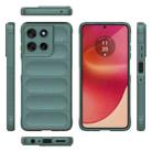 For Motorola Moto G56 5G Magic Shield TPU + Flannel Phone Case(Dark Green) - 3