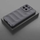 For Motorola Moto G56 5G Magic Shield TPU + Flannel Phone Case(Dark Grey) - 2
