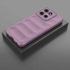 For Motorola Moto G56 5G Magic Shield TPU + Flannel Phone Case(Purple) - 2