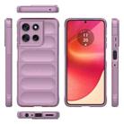 For Motorola Moto G56 5G Magic Shield TPU + Flannel Phone Case(Purple) - 3