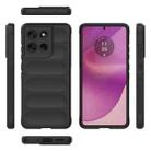 For Motorola Moto G86 5G Magic Shield TPU + Flannel Phone Case(Black) - 3