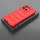 For Motorola Moto G86 5G Magic Shield TPU + Flannel Phone Case(Red) - 2