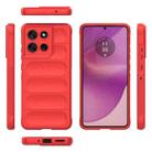 For Motorola Moto G86 5G Magic Shield TPU + Flannel Phone Case(Red) - 3