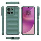 For Motorola Moto G86 5G Magic Shield TPU + Flannel Phone Case(Dark Green) - 3