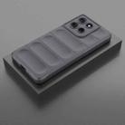 For Motorola Moto G86 5G Magic Shield TPU + Flannel Phone Case(Dark Grey) - 2