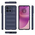 For Motorola Moto G86 5G Magic Shield TPU + Flannel Phone Case(Dark Blue) - 3