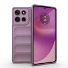For Motorola Moto G86 5G Magic Shield TPU + Flannel Phone Case(Purple) - 1