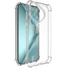 For Huawei Pura 70 imak Shockproof Airbag TPU Phone Case(Transparent) - 1